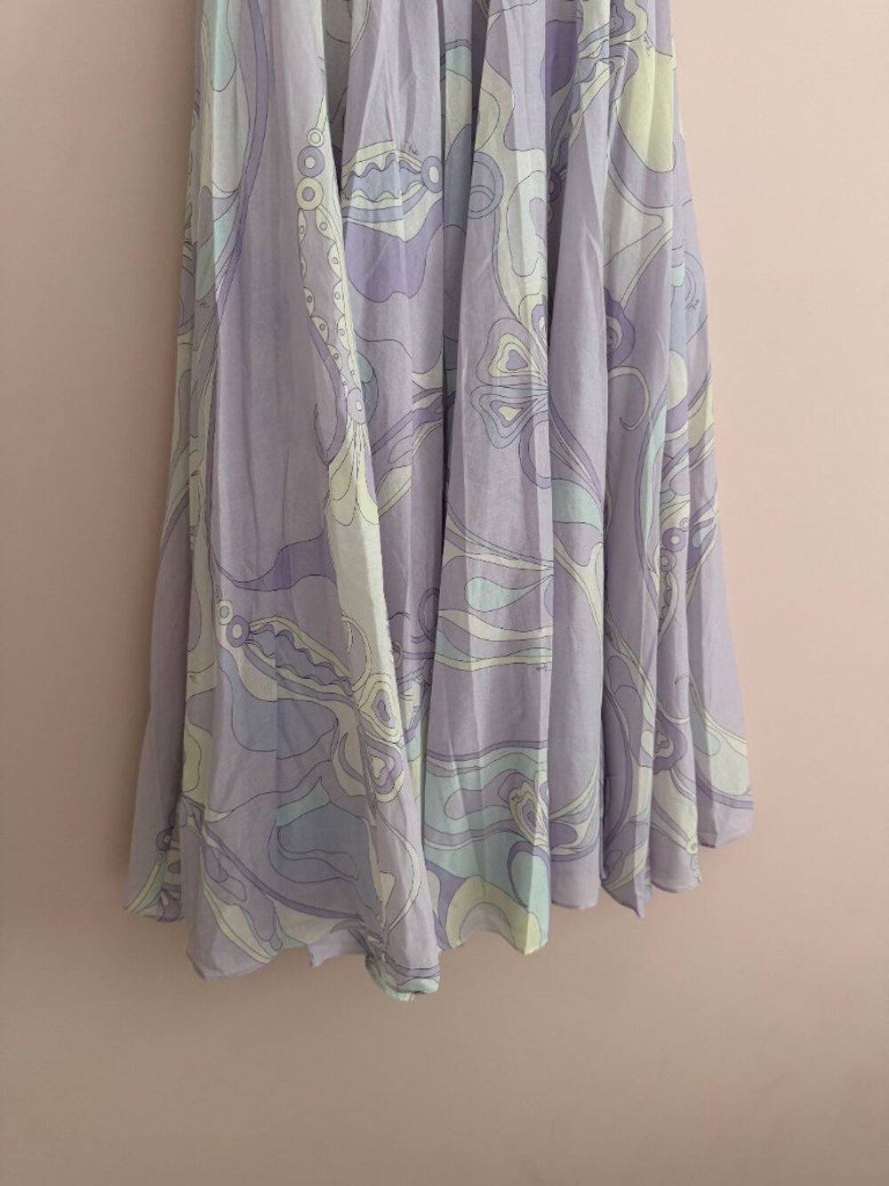 Pucci Orchidee-print Maxi Skirt in Cotton-muslin - Picture 9 of 11